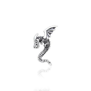 Winged Dragon Silver Tie Tac TTT009 - Jewelry